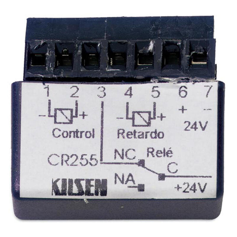 Kilsen Cr255 Circuito Electrónico De Retardo, Selector De Cierre En Puertas De Dos Hojas Con Retenedores