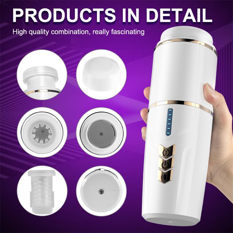 Kimi Masturbador Con Movimiento Telescópico Y Rotación