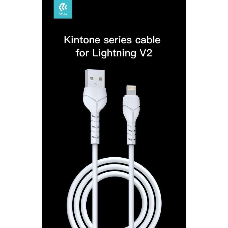 Kintone Apple Lightning Cable 5v 2.1a 1m Carga Y Datos Blanc