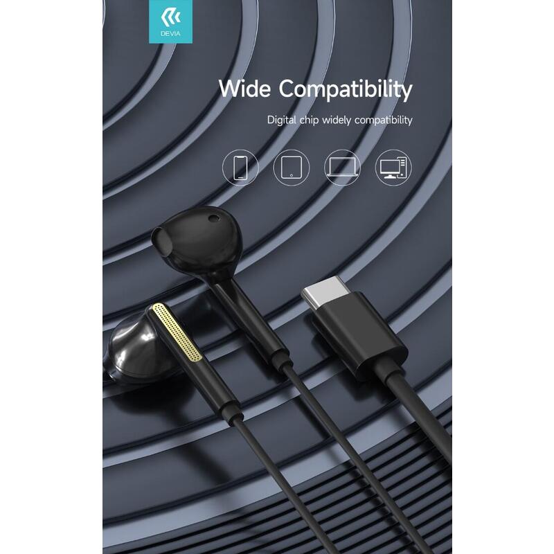 Kintone Series A1 Digital Wired Earphone Type-C Black