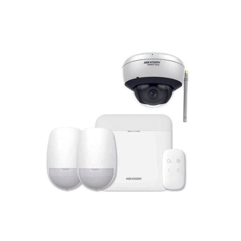 Kit Alarma Axpro 96 Zonas. Central + 2 Pircam + 1 Pir + 1 Contacto + 1 Mando + 1 Teclado + 1 Sirena
