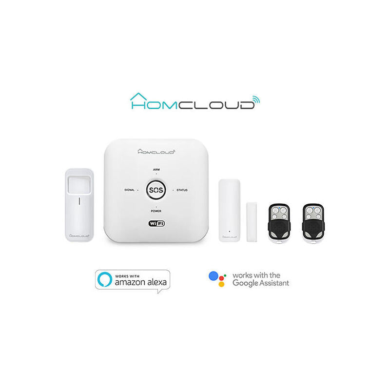 Kit Antirrobo Inalámbrico 10g Homcloud Wi-Fi + Gsm