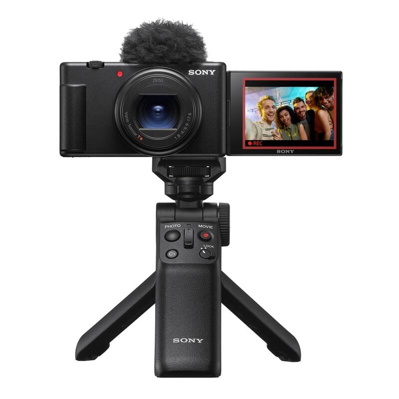 Kit Cámara Vlogging Sony Zv-1 Ii Cámara Digital Con Grip Y Batería - Negro