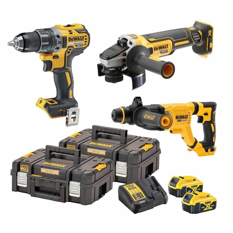 Kit De 3 Herramientas Xr 18 V 5 Ah Li-Ion Sin Escobillas Dewalt Dck327p2t-Qw (Mak0984)