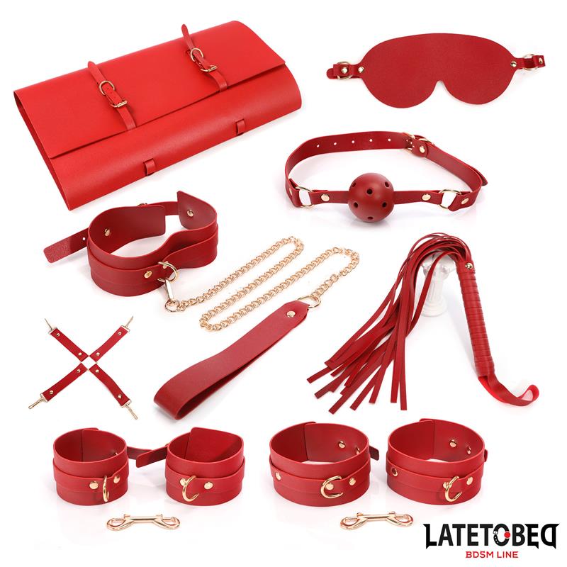 Kit De Bondage 7 Pz Con Bolsa De Almacenamiento