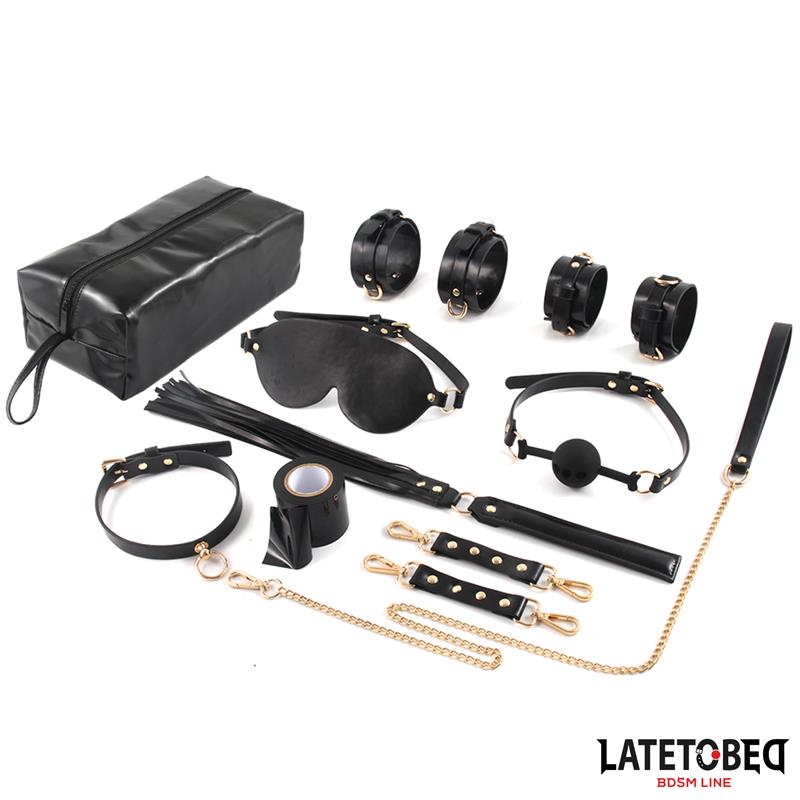 Kit De Bondage 8 Pz Con Bolsa De Almacenaje