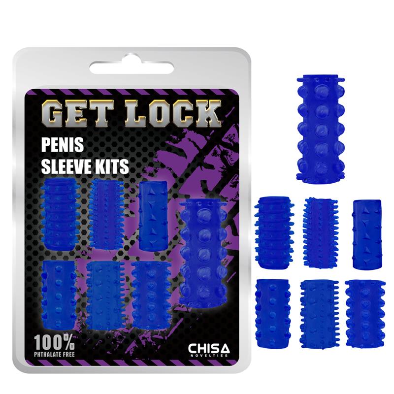 Kit De Fundas Para El Pene Azul