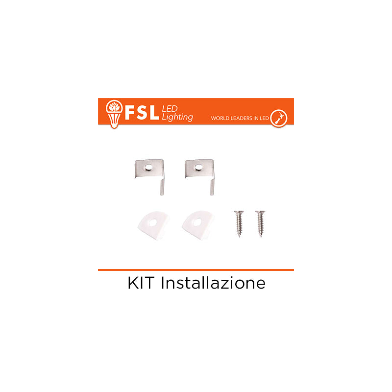 Kit De Instalación Para Perfil Angular