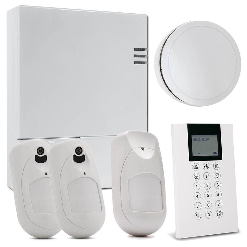 Kit De Lightsys Air Con Módulo 4g + 2 X Detector Eyewave Con Cámara + Detector Iwave Antimascotas + Sirena Interior + Teclado Panda