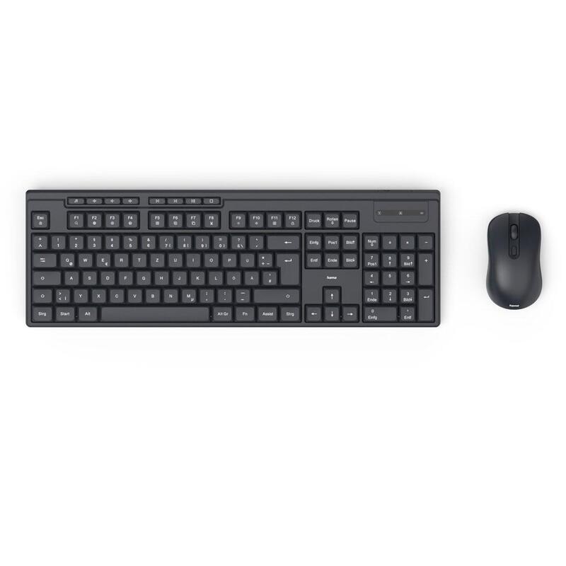 Kit De Teclado Y Ratón Wkm-200 Negro
