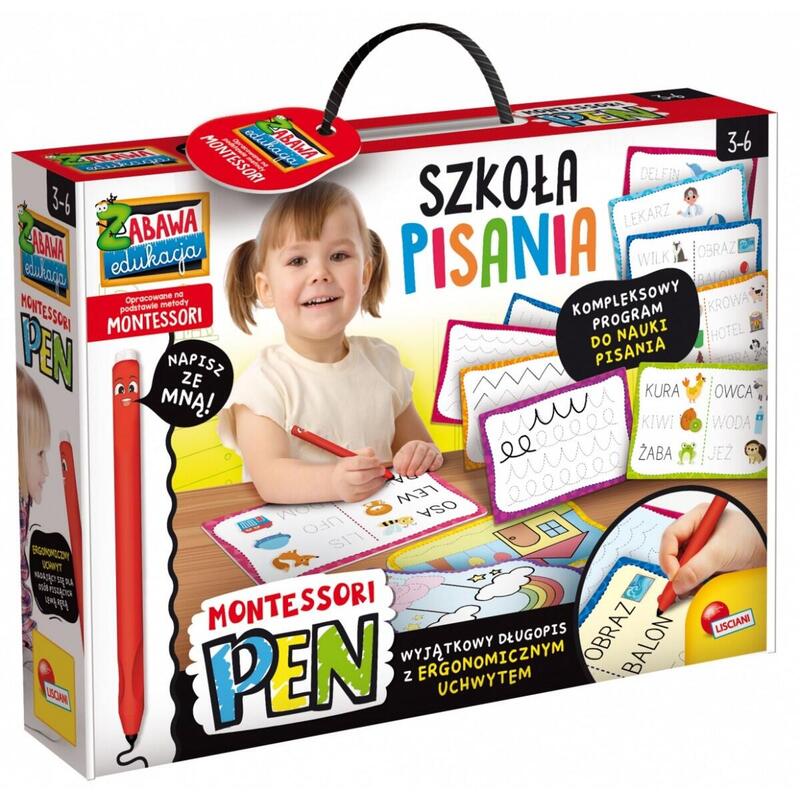 Kit Educativo Montessori Pen Szkola Pisania Con 18 Tabliczkami