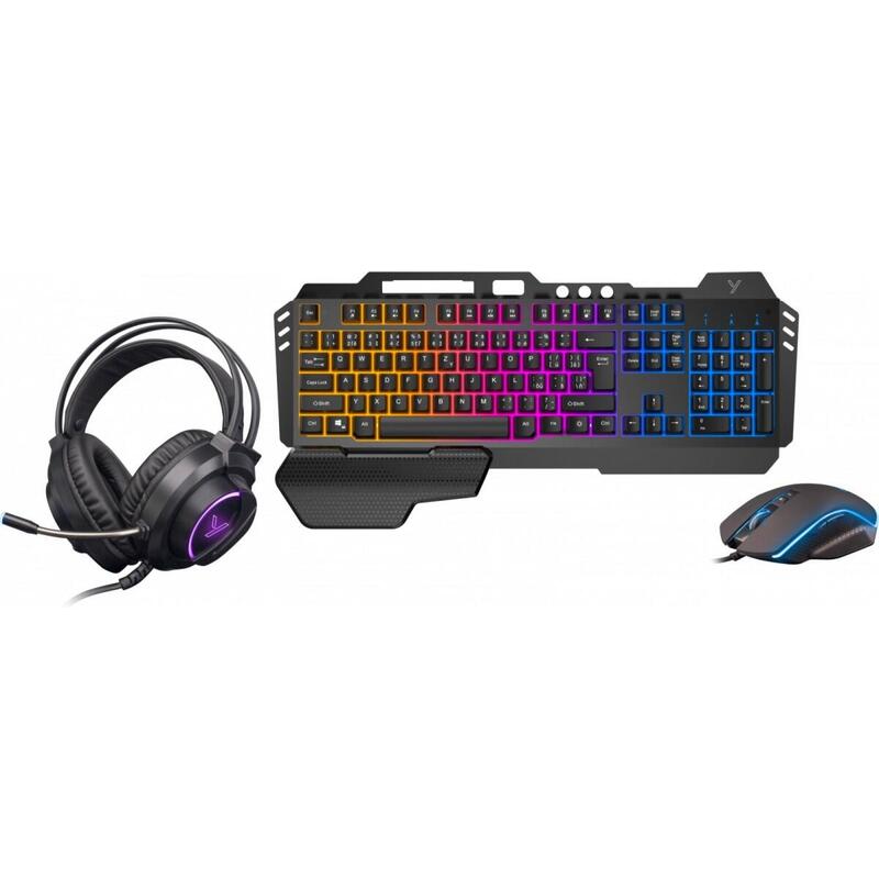 Kit Gaiming Inferno Ygs 01 3w1 Teclado, Ratón, Auriculares