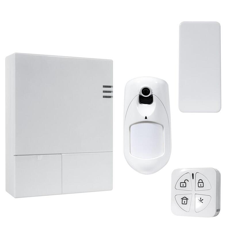 Kit Lightsys Air De 128 Zonas Vía Radio Con Detector Pir Con Cámara Eyewave