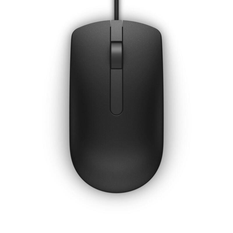 Kit Mouse, External, Usb, 3 Buttons, Optical, Black,