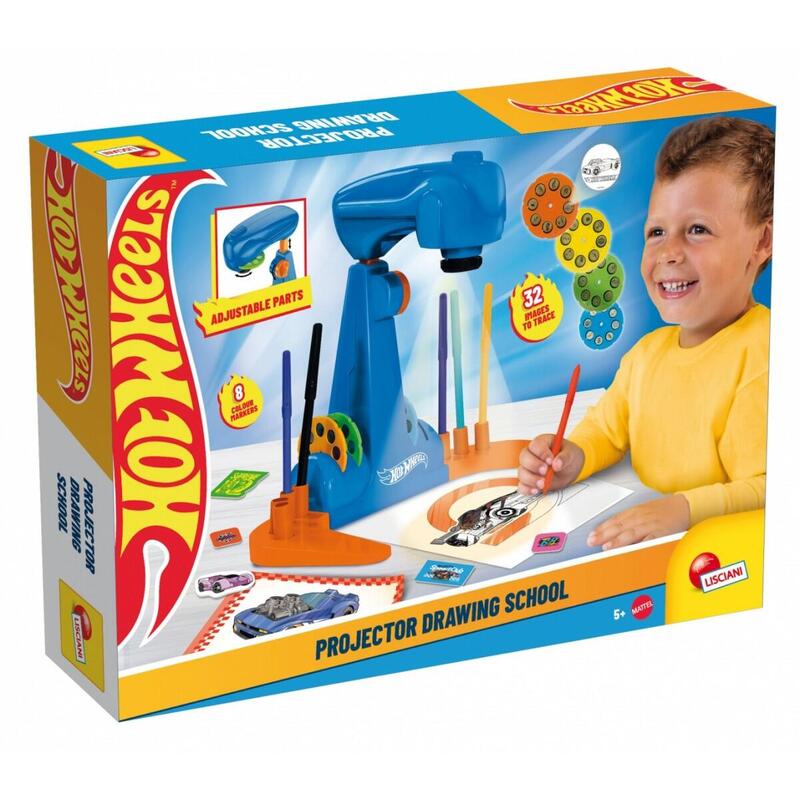 Kit Szkola Rysowania Con Proyector - Hot Wheels