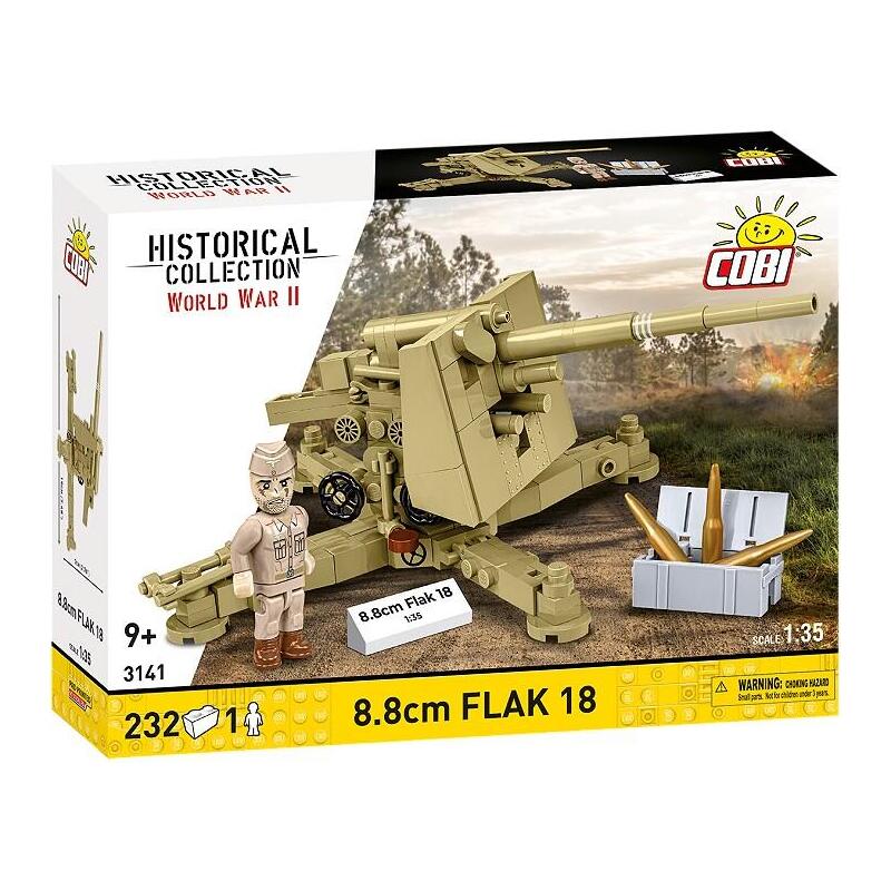 Klocki 8,8 Cm Flak 18 232 Klocki 1:35