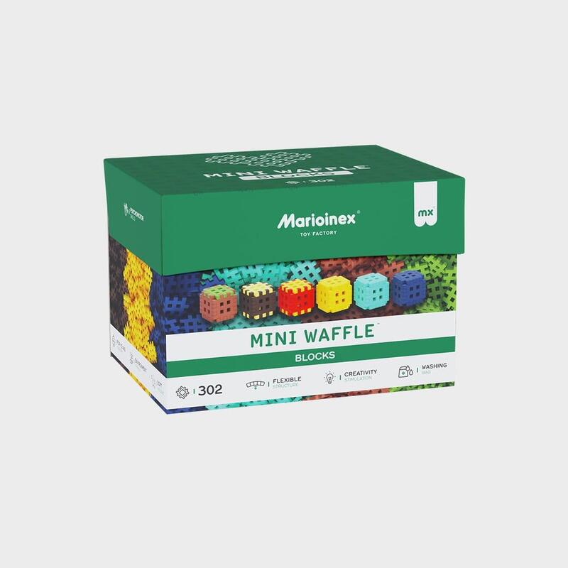 Klocki Konstrukcyjne Marioinex Mini Waffle, 302 Elementy