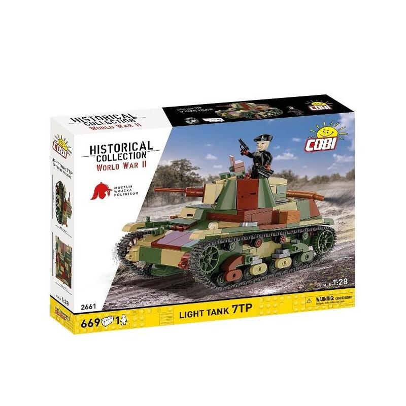 Klocki Light Tank 7tp 669 Elementów