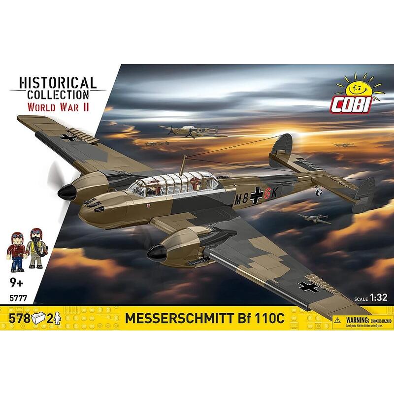 Klocki Messerschmitt Bf 110c 578 Klocków