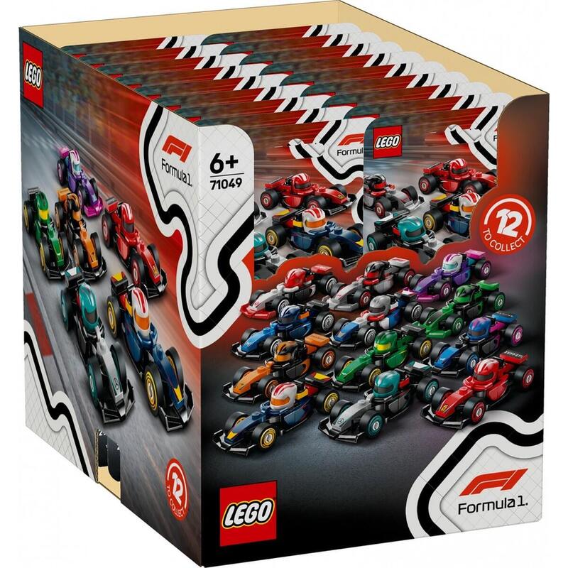 Klocki Minifigures 71049 Kolekcjonerski Bolid F1 (Display 36 Sztuk)