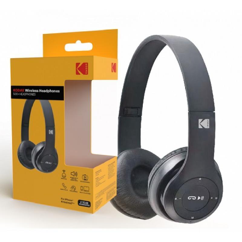 Kodak Auriculares Headset 500 + Wireless Bluetooth Negro