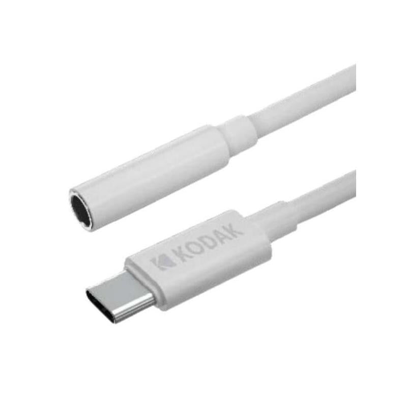 Kodak Cable Aux A Tipo-C 11cm Caja Blanco