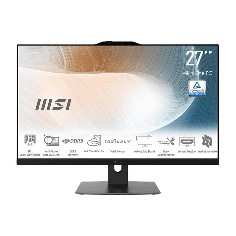 Komputer All In One Modern Am272p 1m-1098eu Win11pro/Icore5/8gb/500gb/Uma/27''/Blackk