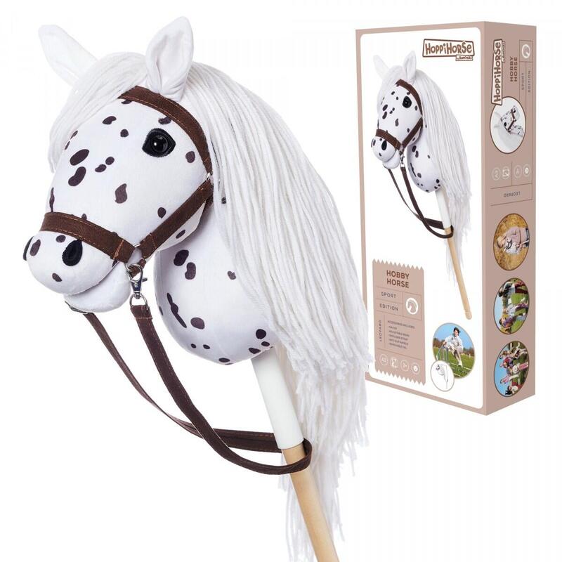 Kon Na Kiju Hobby Horse Hoppihorse A3 Leopard - Bialy, Masc Tarantowata