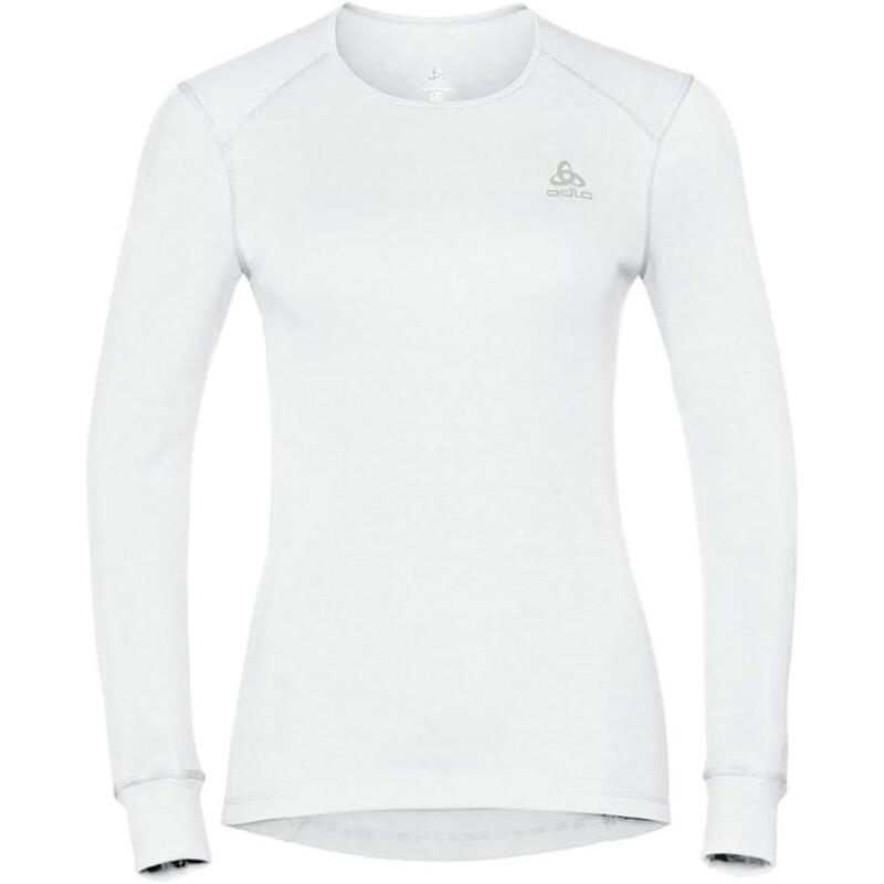 Koszulka Damska Odlo Bl Top Crew Neck L/S Active Warm Eco Roz. S Biala