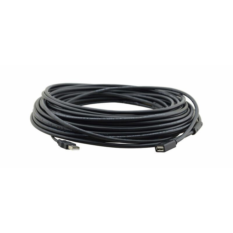 Kramer Cable Extensor Activo Usb 2.0 (Macho /Hembra) (Ca-Uam/Uaf-15) Kramer Electronics Ca-Uam/Uaf-15, 4,6 M, Usb A, Usb A, 2.0, 480 Mbit/S, Negro