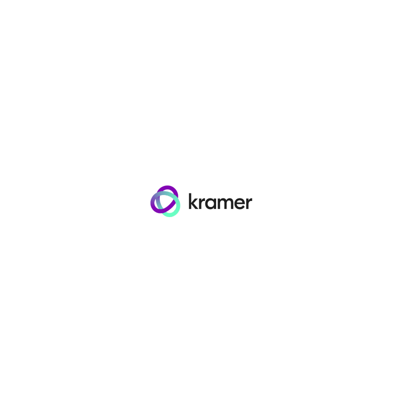 Kramer Room Connectivity Plus, Black Table Elegant Tabletop Connectivity Box With A Lid For 6 Modules- T-In6-Rec2(B) (80-000379)