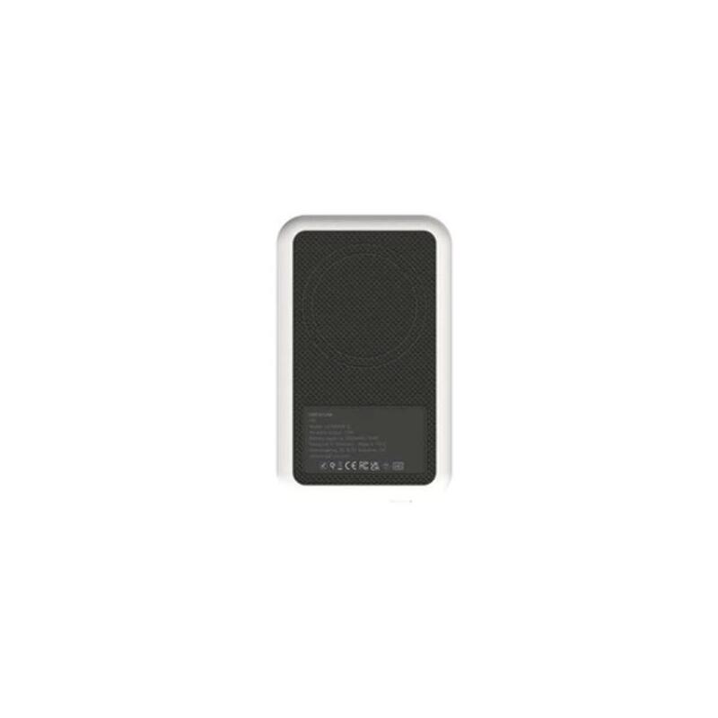 Kreafunk Cargador Power Bank Con Carga Inalámbrica Qi 5k Mah Blanco