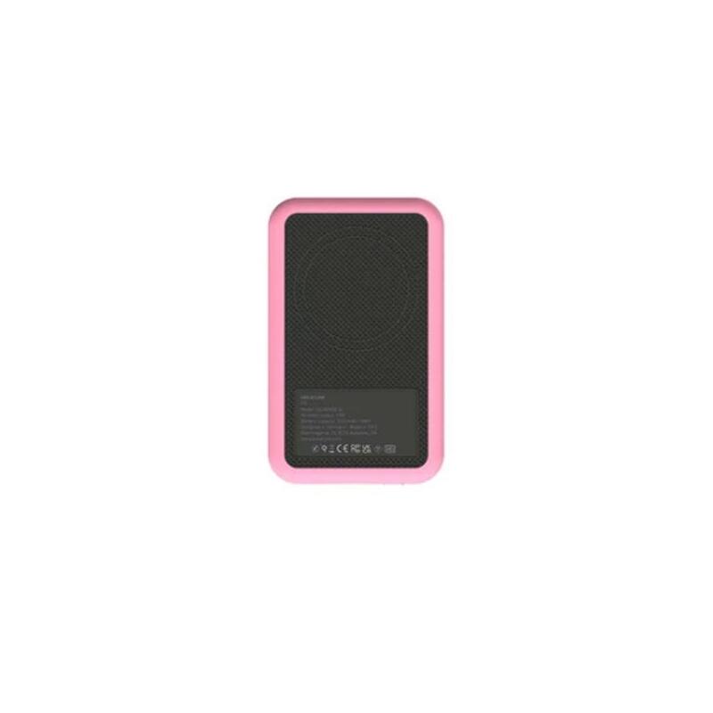 Kreafunk Cargador Power Bank Con Carga Inalámbrica Qi 5k Mah Rosa Claro