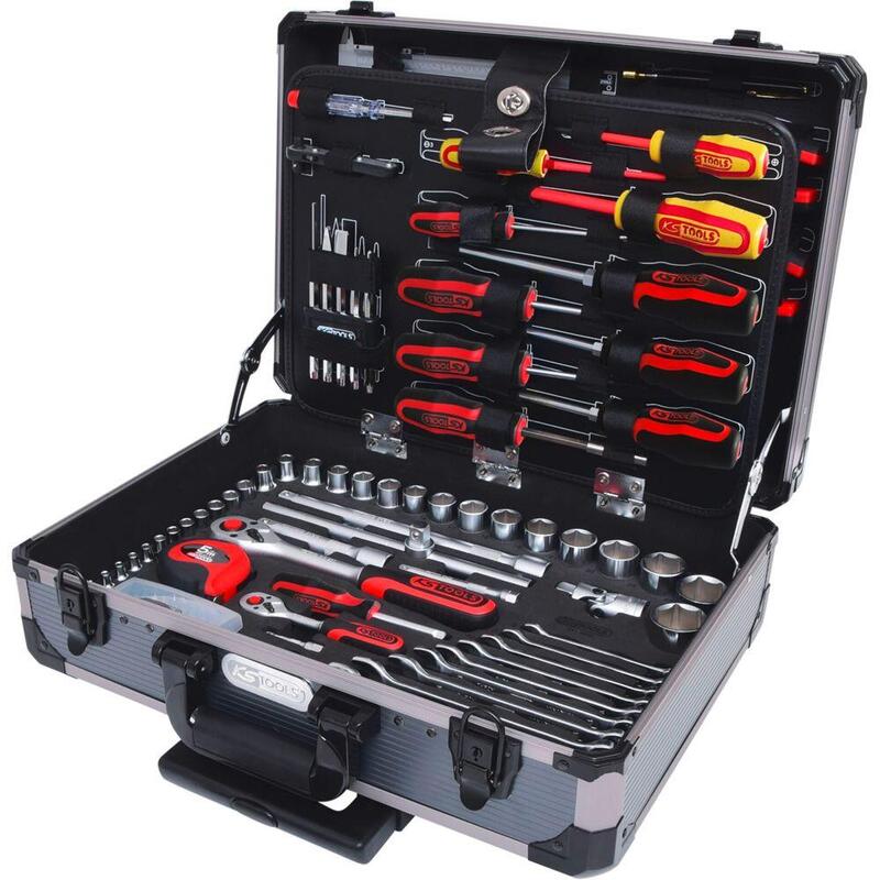 Ks Tools 1/4 +1/2 Universal Tool-Set 130-Pieces 911.0630