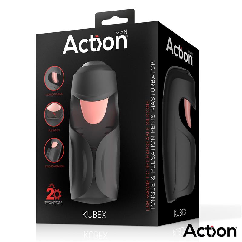 Kubex Masturbador Con Lengua, Pulsación Y Vibración