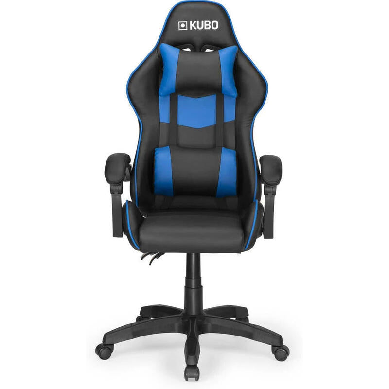 Kubo Silla Gaming Con Reposabrazos, Escritorio, Nailon, Altura Ajustable, 360º, Color Azul.