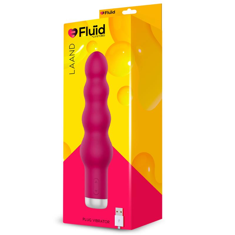 Vibrador 10 Funciones Usb Silicona Laand Potente Rojo Burgundy