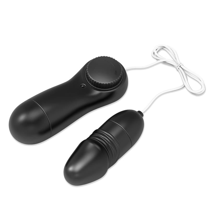 Huevo Vibrador Multi Velocidad Control Remoto Laary Negro