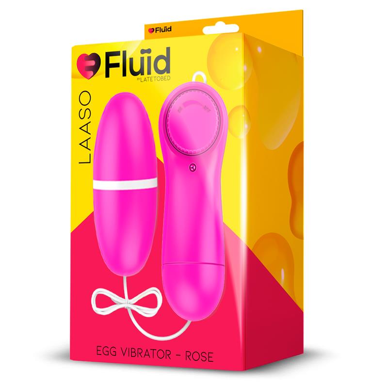 Huevo Vibrador Multi Velocidad Laaso Control Remoto Rose
