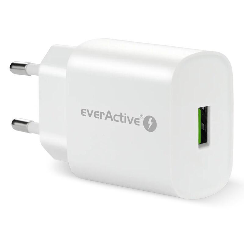 Ladowarka Sieciowa 1x Usb 18w Qc3.0 Biala