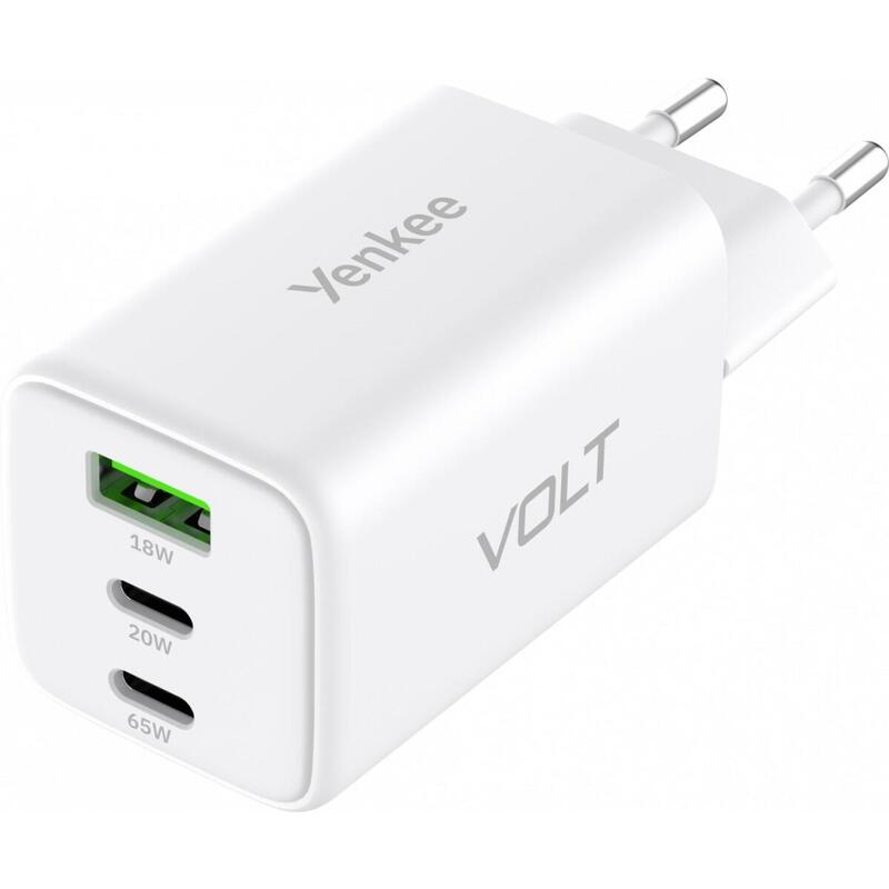 Ladowarka Sieciowa 3xusb 65w 3,24a Power Delivery 3.0 Qc4.0