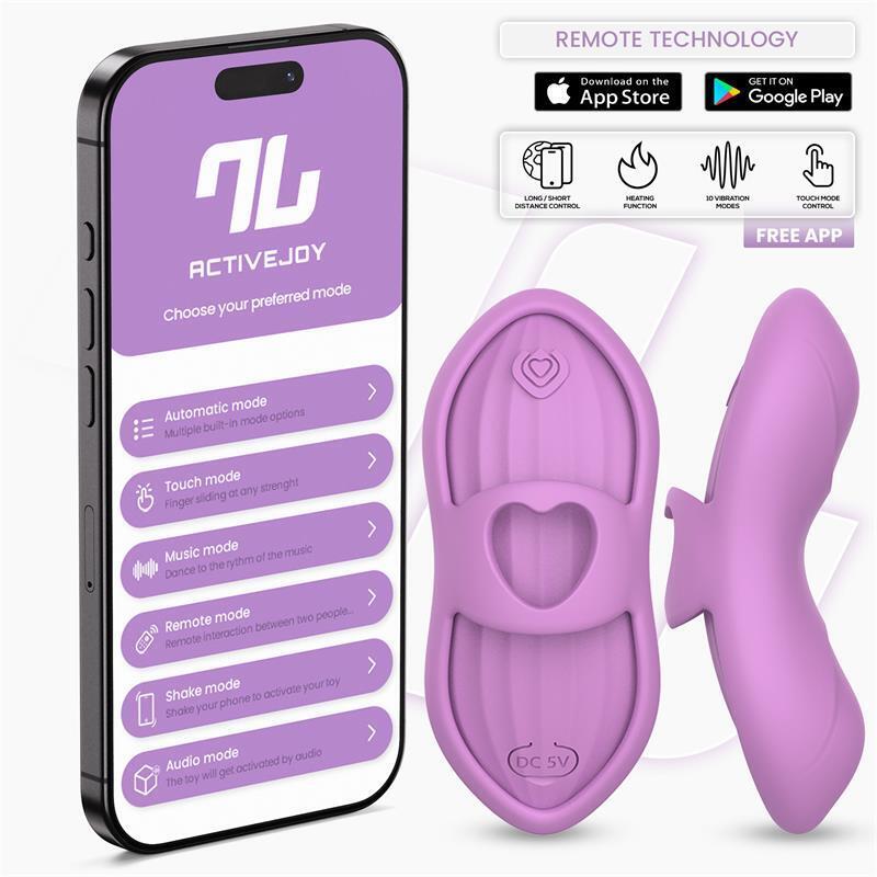 Laia Estimulador De Dedo Con Calor Y Funda Con App Lavanda