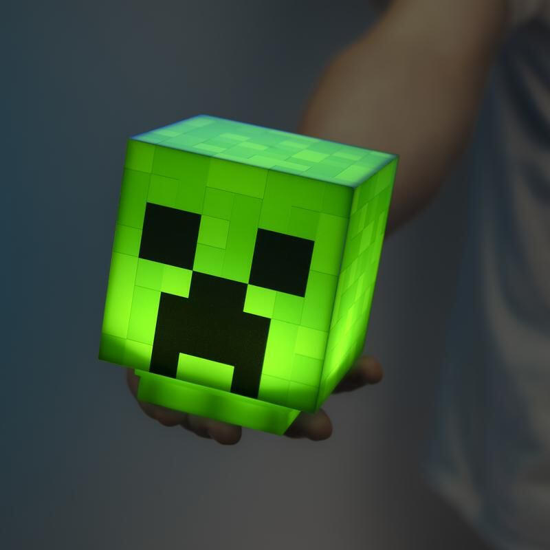 Lampara Creeper Minecraft