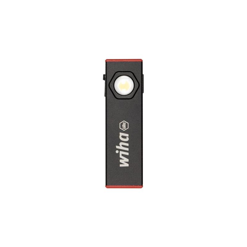 Lámpara De Mano Wiha 800 Lm, Luz De Trabajo Negra, Con Función Boost 45701