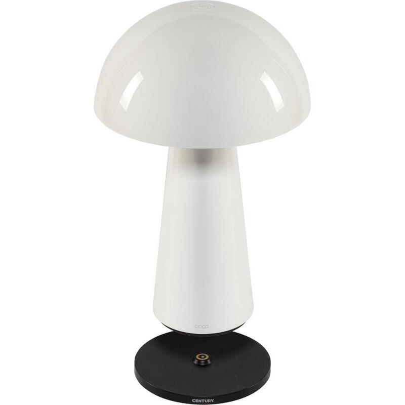 Lámpara De Mesa Led Century Coco Blanco 1,5w 2700k 100 Lúmenes Tenue. Ip44