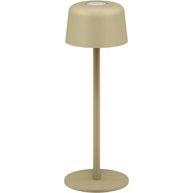 Lámpara De Mesa Led Inalámbrica, Tamaño S, 25 Cm, Beige
Con Control Táctil, 150 Lm, Luz Blanca Cálida (3000 K)