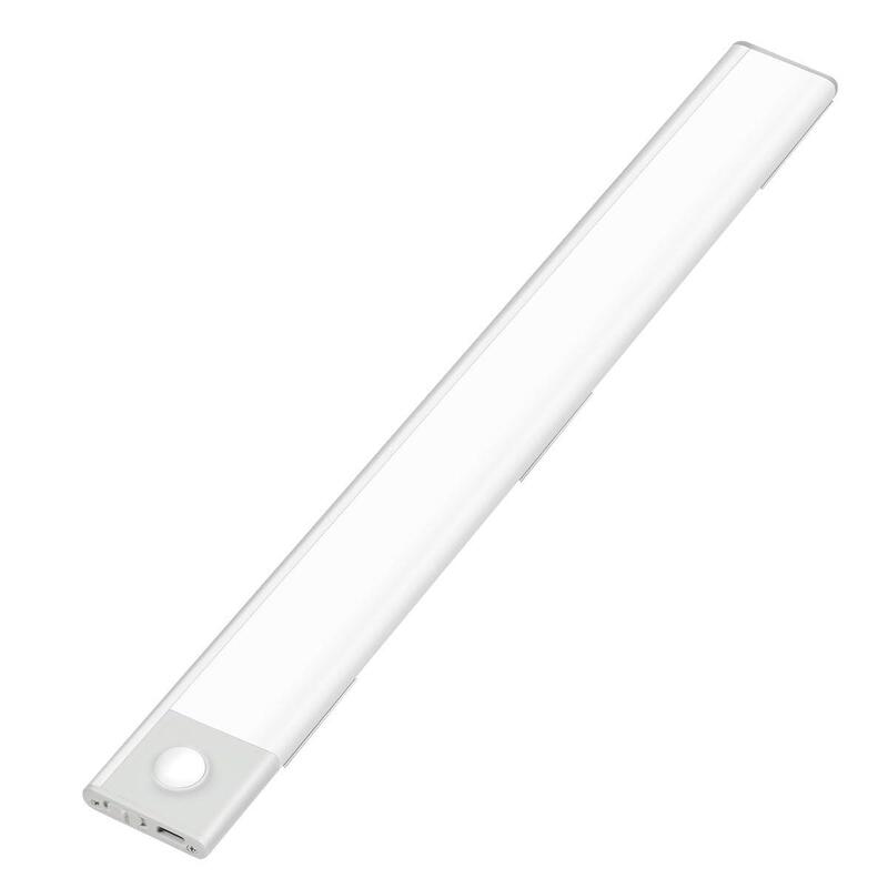 Lámpara Led Para Armario, 40 Cm, 160 Lm, 1100 Mah, Con Detector De Movimiento, Color Blanco