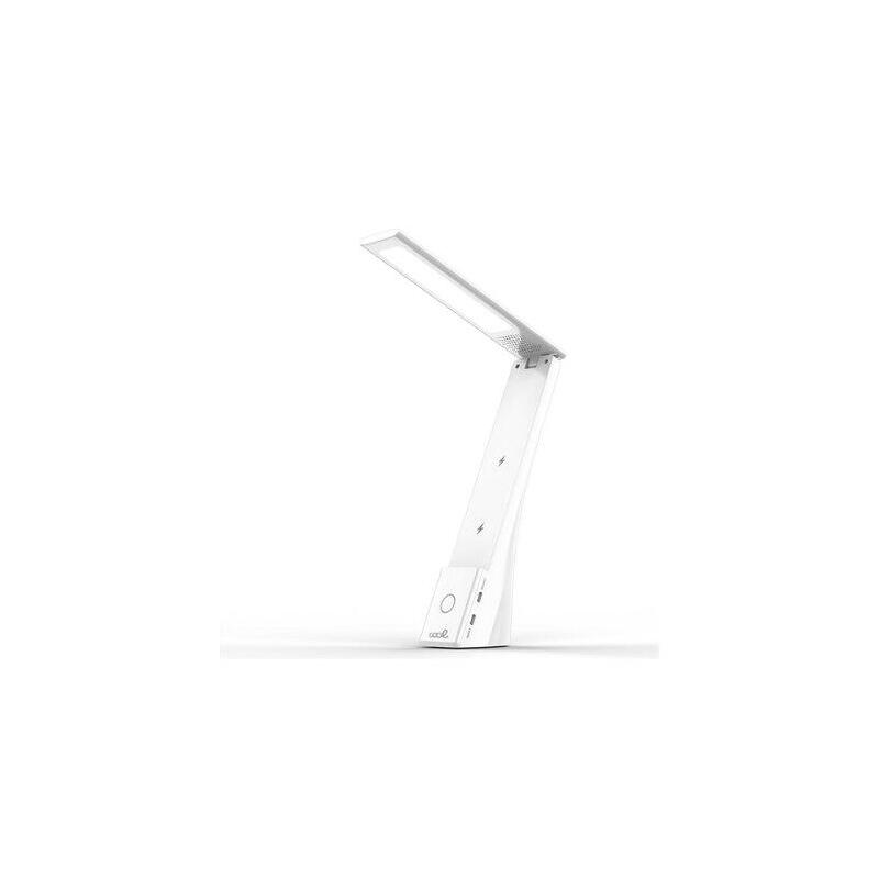Lámpara Led+Base Qi Carga Cool Compact Blanco