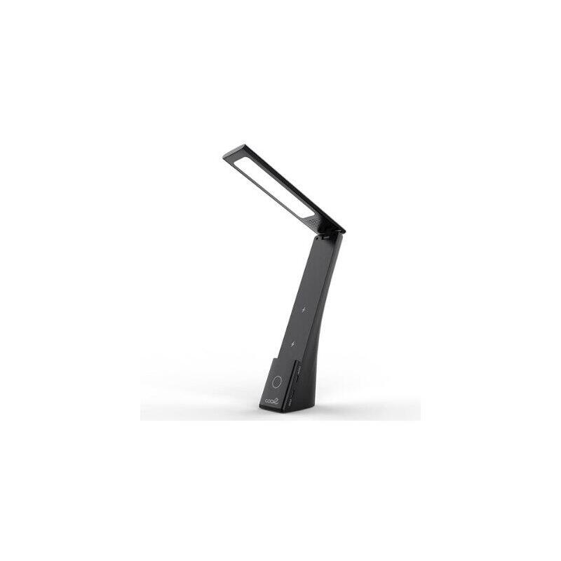 Lámpara Led+Base Qi Carga Cool Compact Negro