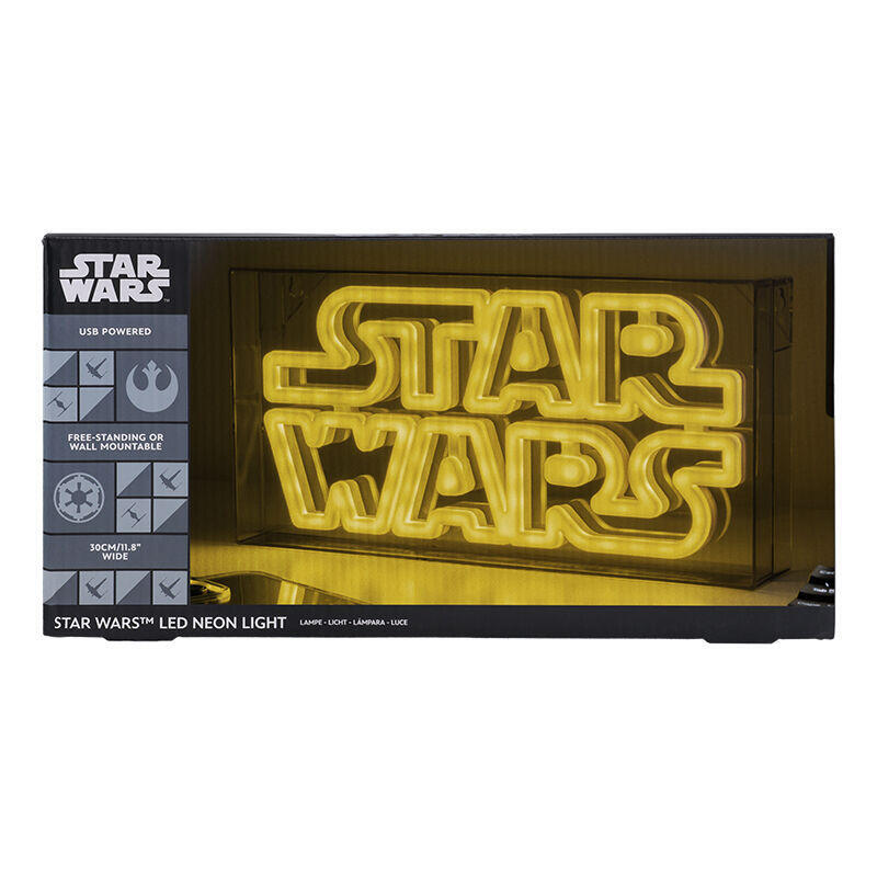 Lámpara Paladone Star Wars Logo Led Neon Light